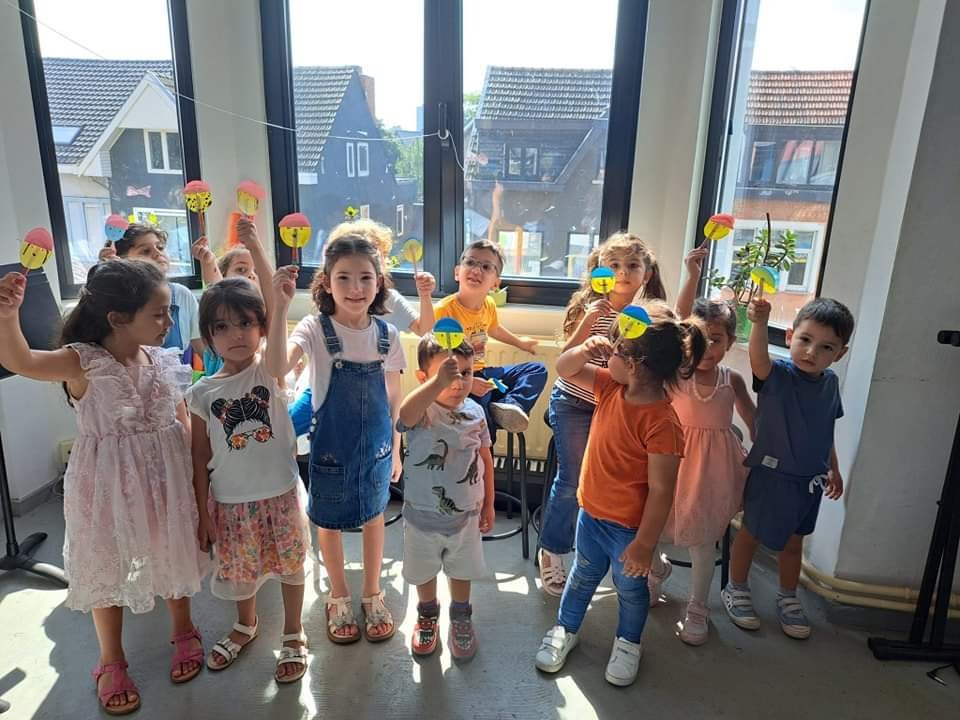 Kinderen tijdens een MedeStroom activiteit